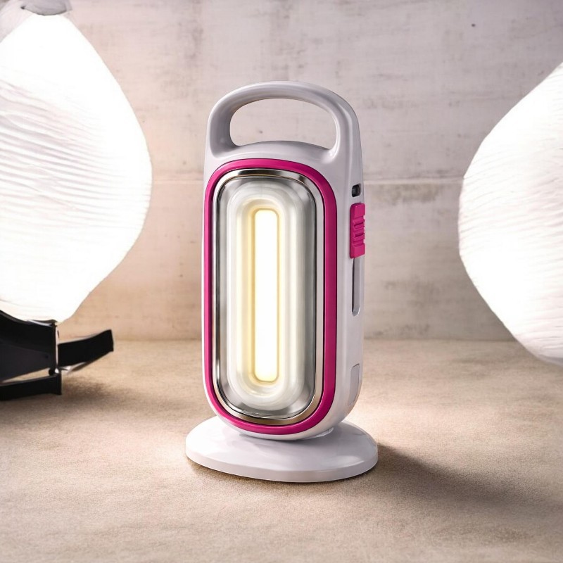 Charger Light Rechargeable Round Tube Emergency Led Light Desk Lamp Tube Light-000864